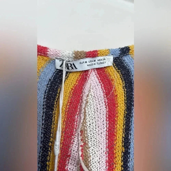 Zara Multicolored Jumpsuit with Side Cutouts - Picture 6 of 10